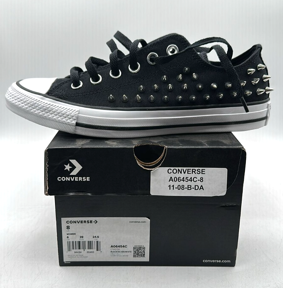 Converse Chuck Taylor ブラック スニーカー Chuck Taylor All Star Lift Platform Crinkled Leather Women's High