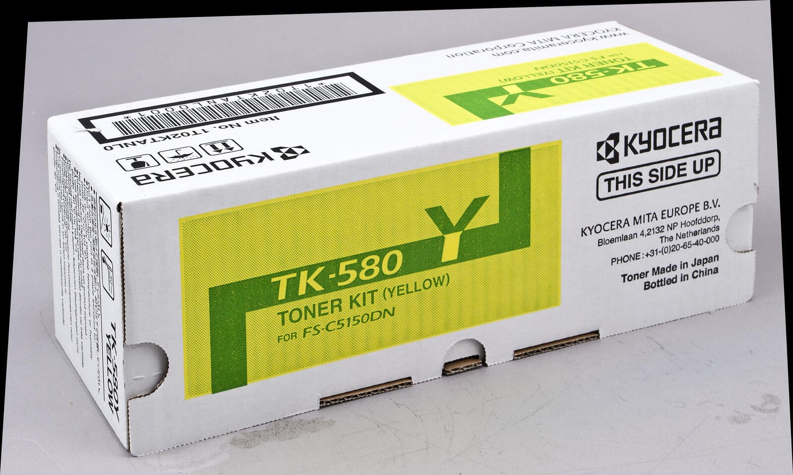 Оригинальный тонер Kyocera TK-580Y gelb 2800 мл 1T02KTANL0 для ECOSYS 20690₽