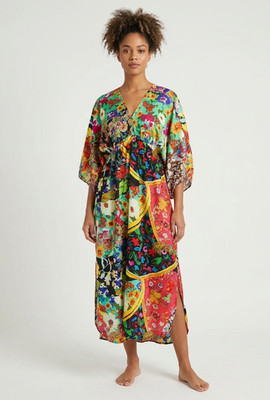 Anthropologie Midi Dress New Sz M Caftan Empire Waist Sundress Fairycore Whimsy
