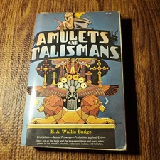 Amulets and Talismans E. A. Wallis Budge 1970 First Collier Books Edition Occult