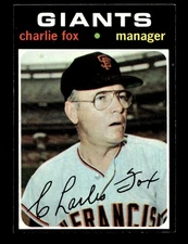 1971 Topps #517 Charlie Fox Giants EX-MT *5u