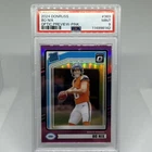 2024 Donruss Bo Nix Optic Rated Rookie Preview Pink #369 Broncos PSA 9