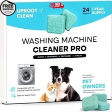 Uproot Clean Washing Machine Cleaner Tablets - 24 Pack