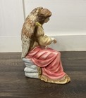 Vintage O 'Well Porcelain Angel 7.75" Tall (Missing Bible) — photo 2