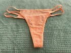Victoria Secret Panties Thong Peachy 55 Percent Cotton Xl — photo 1