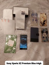 Sony Xperia XZ Premium Blau 64GB Ohne Simlock Mit Zubehörpaket Neuwertig