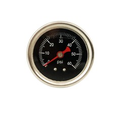 Universal Gauge Liquid Oil Pressure Fuel Pressure Gauge 0-60psi 18 Npt Mount