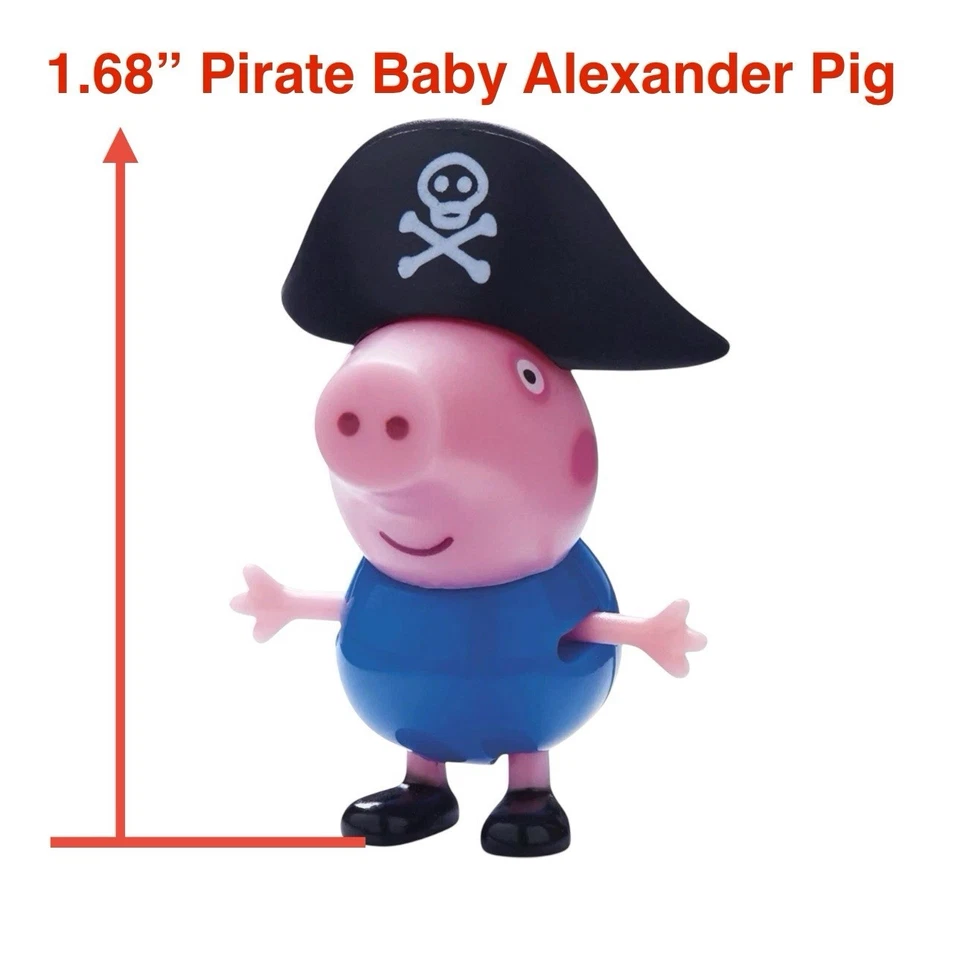 5 juegos de juguetes raros con temática de pirata de Peppa Pig | Figuras y accesorios raros de pirata Foto 2 de 4