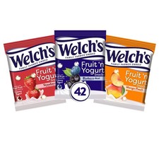 Welch's Fruit Snacks, 'n Yogurt Variety 0.7 Ounce Pack of 42 , Misc