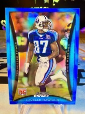 2008 Lavelle Hawkins Bowman Chrome Blue Refractor 115/150 Rookie Card #BC99. rookie card picture