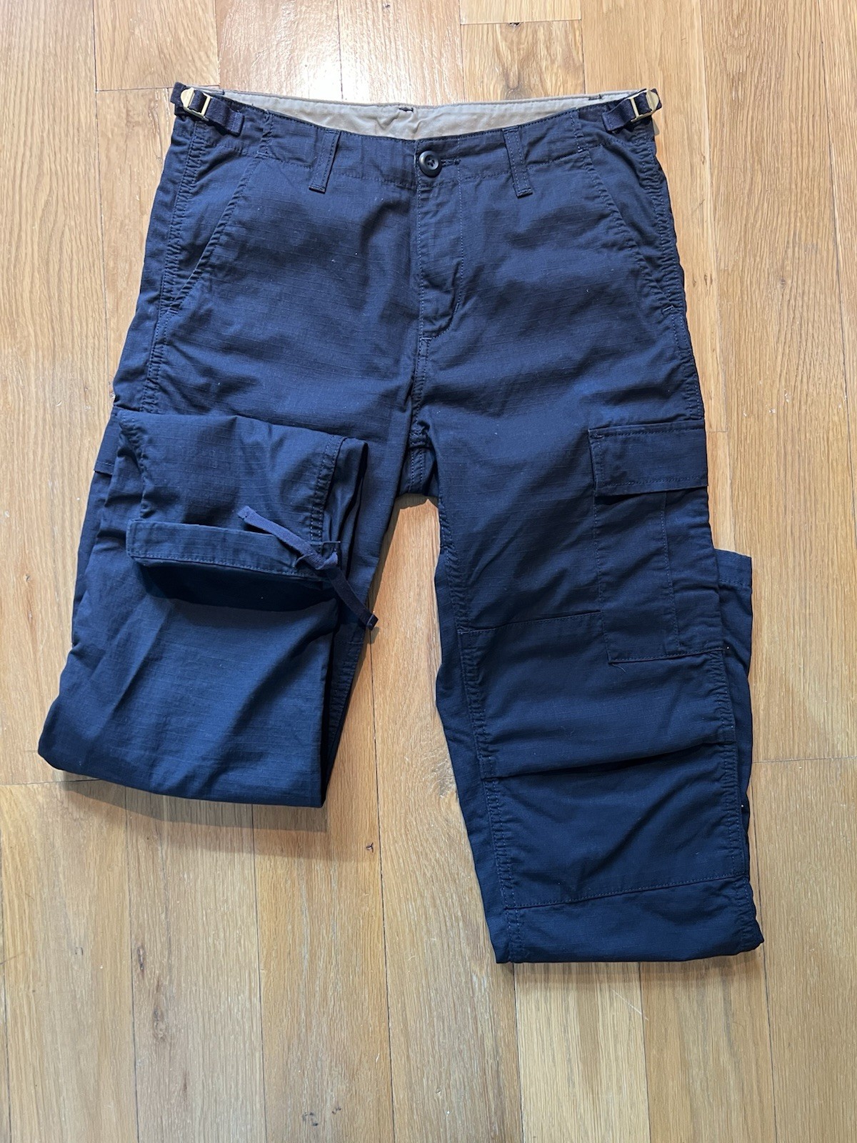 Carhartt Work In Progress Aviation Cargo Pants Navy Men’s Size 29x32 image 5