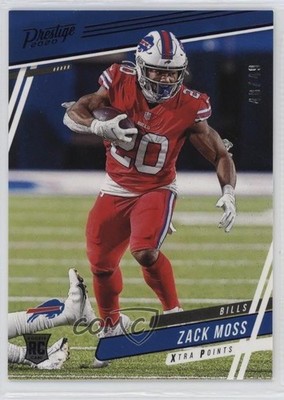 2020 Panini Chronicles Extra Points Purple 48/49 Zack Moss #330 RC 17wc