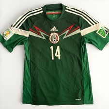 Adidas Mexico Soccer Jersey M Chicharito Hernandez 2014 WORLD CUP Football Kit