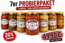 Gulaschkanone Probierbox - 7x720ml Suppen im Glas | Rabatt-Set