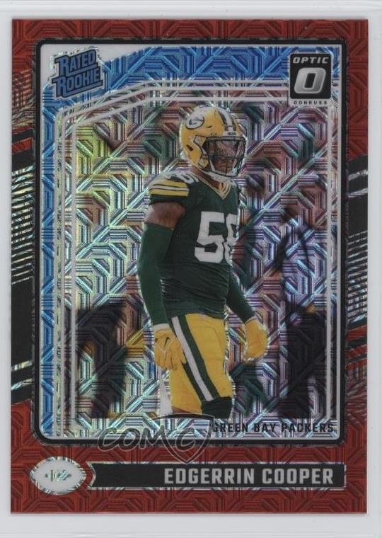 2024 Panini Donruss Optic Rated Rookie Red Mojo Prizm Edgerrin Cooper #231 1t68