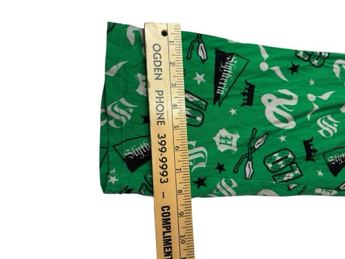 Sz 3X Hot Topic Harry Potter Green Slytherin Pajamas PJ Lounge Pants - Picture 4 of 6