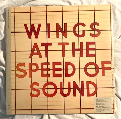 Paul McCartney Wings at the Speed of Sound archive 2LP vinyl Concord OOP SEALED