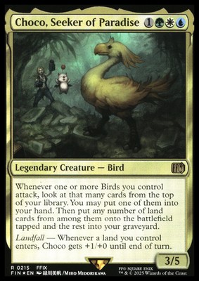 Choco, Seeker of Paradise Final Fantasy Foil