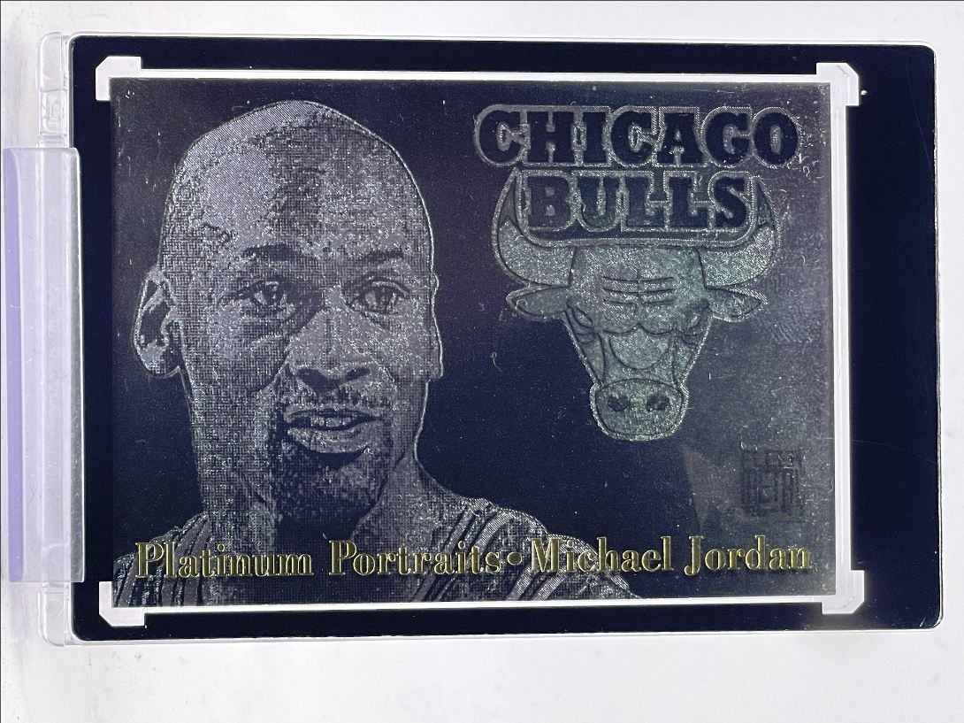 MICHAEL JORDAN 1996-97 FLEER METAL PLATINUM PORTRAITS BULLS #5 Q3312