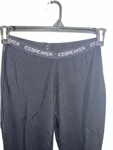 ICEBREAKER Womens Bodyfit 200 New Zealand Merino Base Layer Pants F6R6Z8 Sz M - Picture 3 of 10