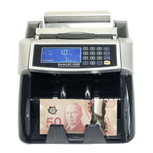 New! Polymer & Paper Canadian & USD Currency Bill Counter Plastic Money Bankn... - Picture 2 of 6
