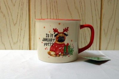 Pug Christmas Mug by Sleight Bell Bistro - New with Tags