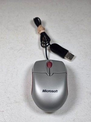 Microsoft Model 1020 Notebook Optical Mouse USB Wired Mini Mouse Tested