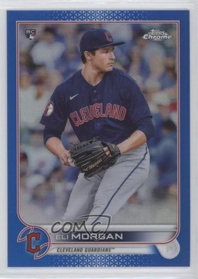 2022 Topps Chrome Blue Refractor 68/150 Eli Morgan #62 Rookie RC 0ei3