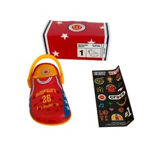McDonald  s All American Crocs Toy Set 1 Red Team Jersey Edition with Stickers