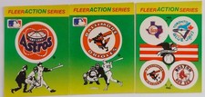 1990 Fleer Stickers - Houston Astros/Baltimore Orioles/American League Baseball