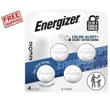 4-Pack 2032 Lithium Batteries with Child Shield – Ultimate Device Power Source