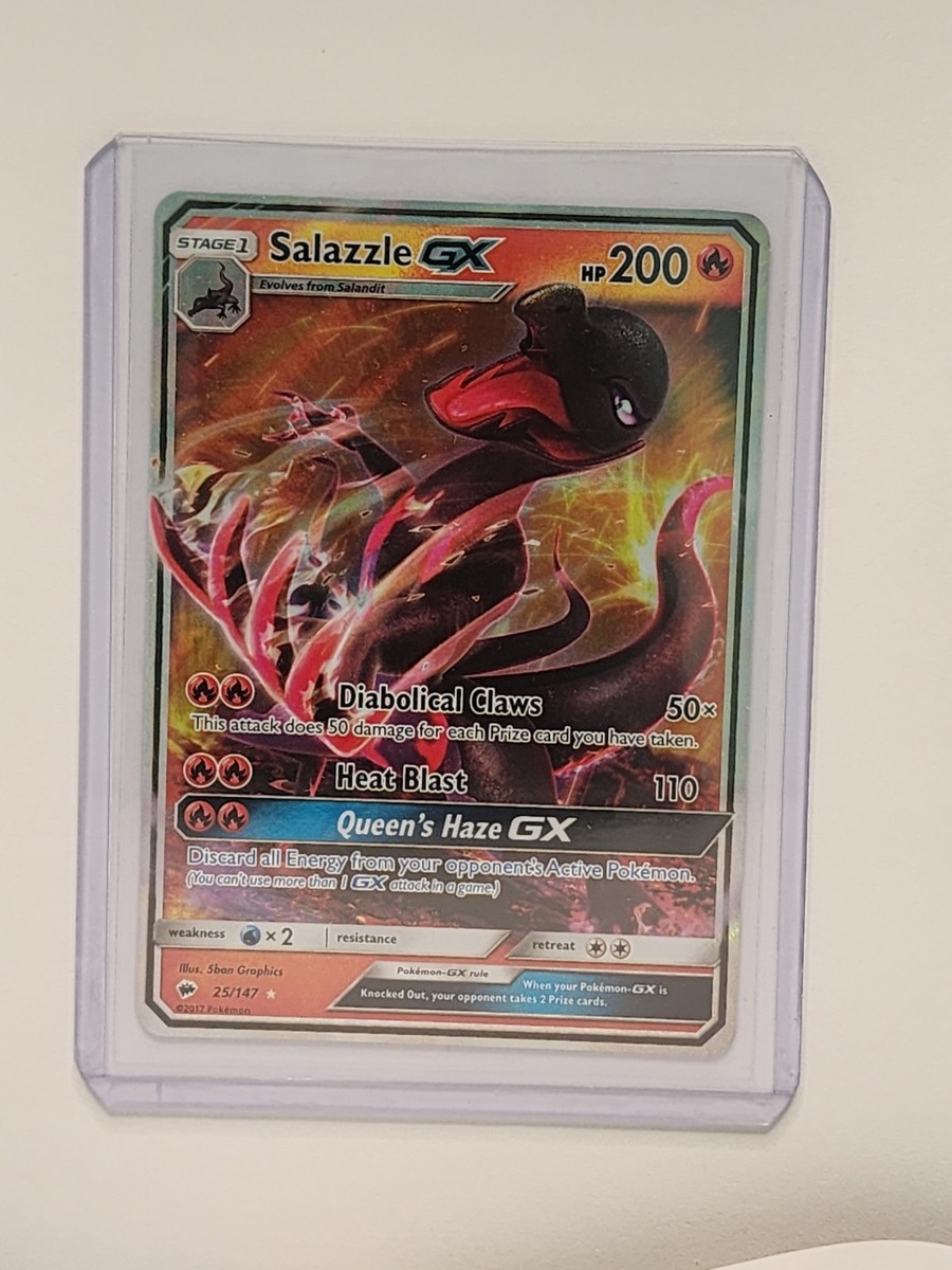 salazzle gx pokemon card value Sun & Moon Burning Shadows Ultra Rare #132 Listed cards may have imperfections. Salazzle GX - 25/147 -