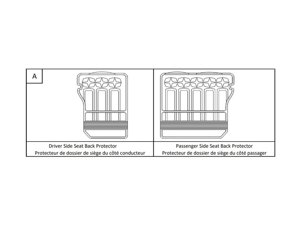 2022-2024 Subaru WRX STI Rear Seat Back Protector Guard Cover OEM NEW J501SVC110 Foto 4 de 4