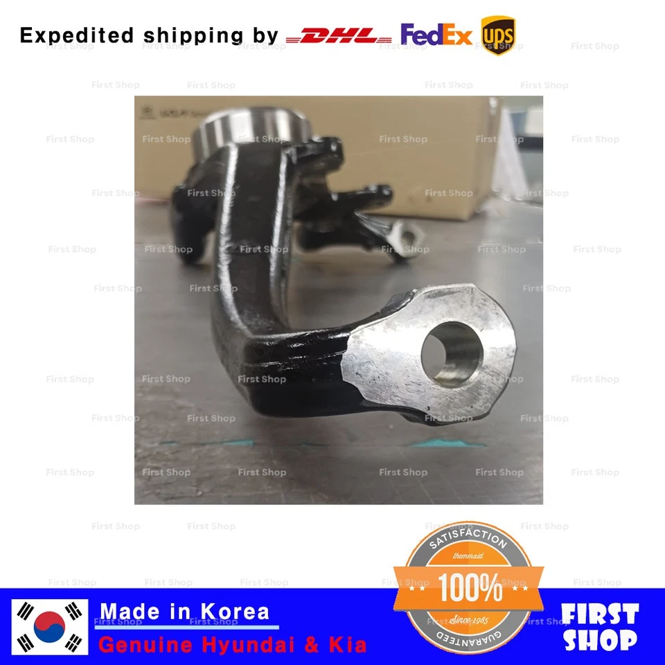 Eje de nudillo delantero derecho genuino OEM 517162J002 1p para Kia Borrego 2009 Foto 3 de 4