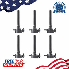 NEW Set of 6 Ignition Coil UF648 For Dodge Je...