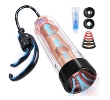 Penis Vacuum Pump, Manual Penis Enlarger Enlargement Extend Pump Air Pressure...