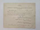 1868 antique CIVIL WAR leominster ma JOHN T EMERSON draft EXEMPTION disability — photo 1
