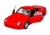 Welly Porsche 959 Rot 1:34 Die Cast Metal Neu Im Kasten