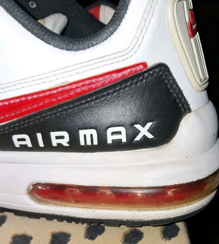Nike Air Max LTD 3 Shoes Men's BV1171-100 White/University Red/Black Size 9 - Picture 11 of 20