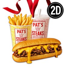 Pats King of Steaks Acrylic Christmas Ornament Philly Cheesesteak Food Gift 041