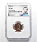 1955 Lincoln Wheat Cent PF69 RD NGC *0136