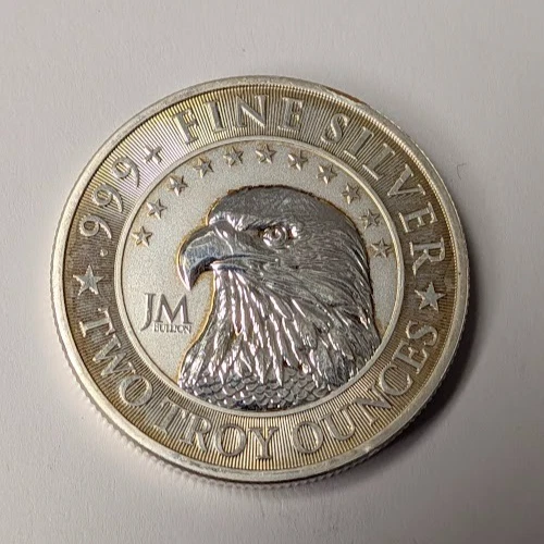JM Bullion 2 oz .999 Silver Round - A801