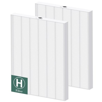 116130 True HEPA Replacement Filter H for Winix 5500-2 AM80 Air Purifier, 2 Pack