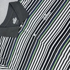 Greenbrier Classic TPC Polo Shirt Mens 2XL Black Striped Golf Ahead Extreme