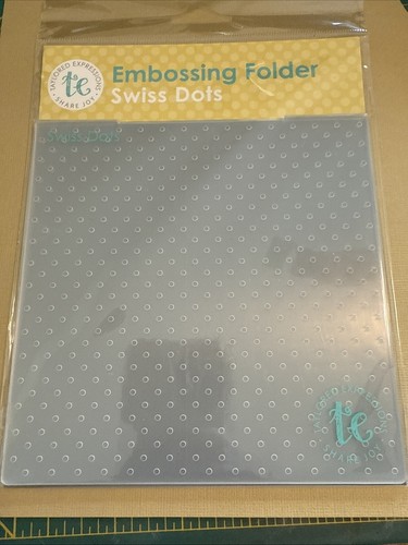 Taylored Expressions Swiss Dots 6 x 6 Embossing Folder