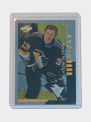 1997-98 Score Pinnacle Alex Hicks Platinum Team #15/20   Rare Insert   Penguins