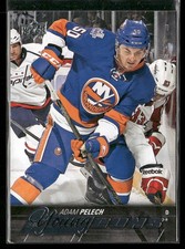 2015-16 Upper Deck #465 Adam Pelech New York Islanders Rookie Hockey Card. rookie card picture