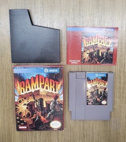 Rampart NES Nintendo Entertainment System Complete In Box CIB Video Game Jaleco