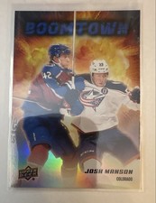 2025-26 Upper Deck Series 2 - Boomtown Josh Manson #BT-9