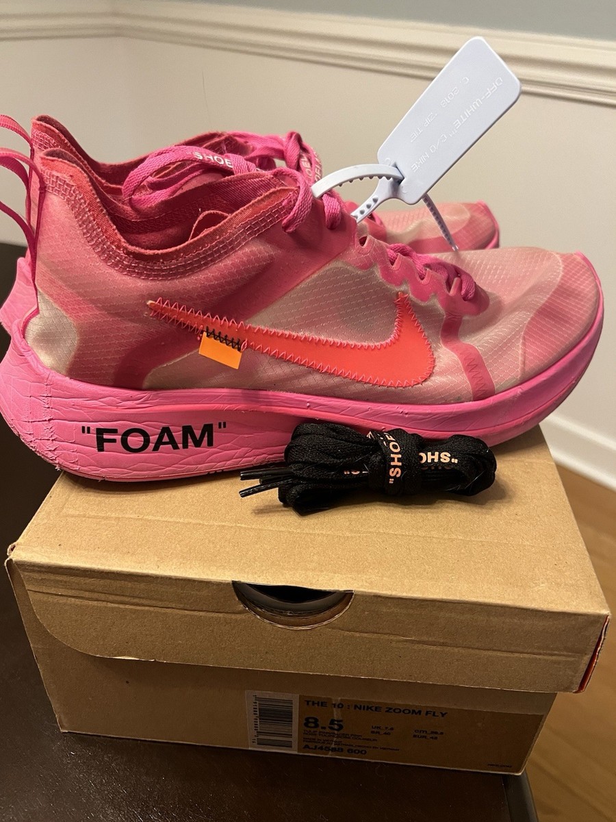美品NIKE×OFF-WHITE THE 10 ZOOM FLY PINK The 10 : Nike Zoom Fly Off-White US 8.5 Pink 191888908882| eBay